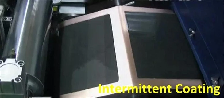 Transfer Interval Coating Machine For Battery Electrode And Supercapacitor