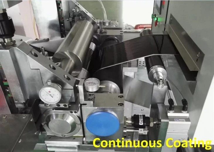Transfer Interval Coating Machine For Battery Electrode And Supercapacitor