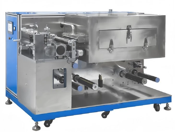 Macchina di rivestimento a intervalli di trasferimento per elettrodi di batterie e supercondensatori